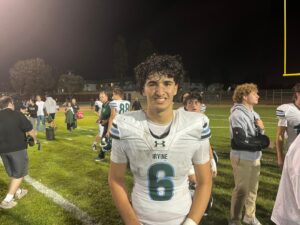 Sina Saferzadeh leads Irvine football to win over Kennedy